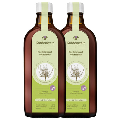 400ml Bio-Kardenwurzel-Volltinktur (Ansatz 1:1)